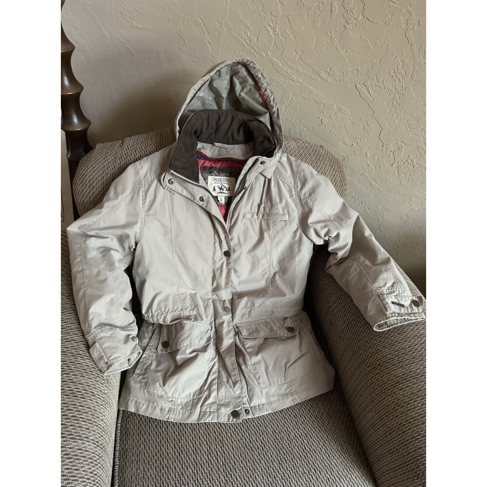 Pacific Trail Hooded Winter‎ Coat Women’s Small Tan Gorpcore